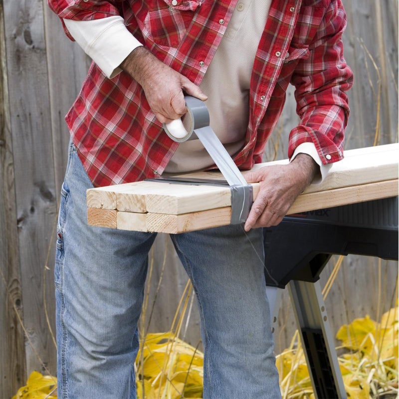 TIANBO FIRST Duct Tape, Silver Grey Duct Tape Bulk for Indoor Outdoor, 1.88 Inches Width x 35 Yard Length (3 Rolls per Pack) - Image 4